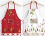 DKD Home Decor Set de Mantel y Servilletas de Algodón para 4 Servicios
