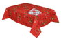 DKD Home Decor Set de Mantel y Servilletas de Algodón para 4 Servicios
