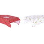 DKD Home Decor Set de Mantel y Servilletas de Algodón para 4 Servicios