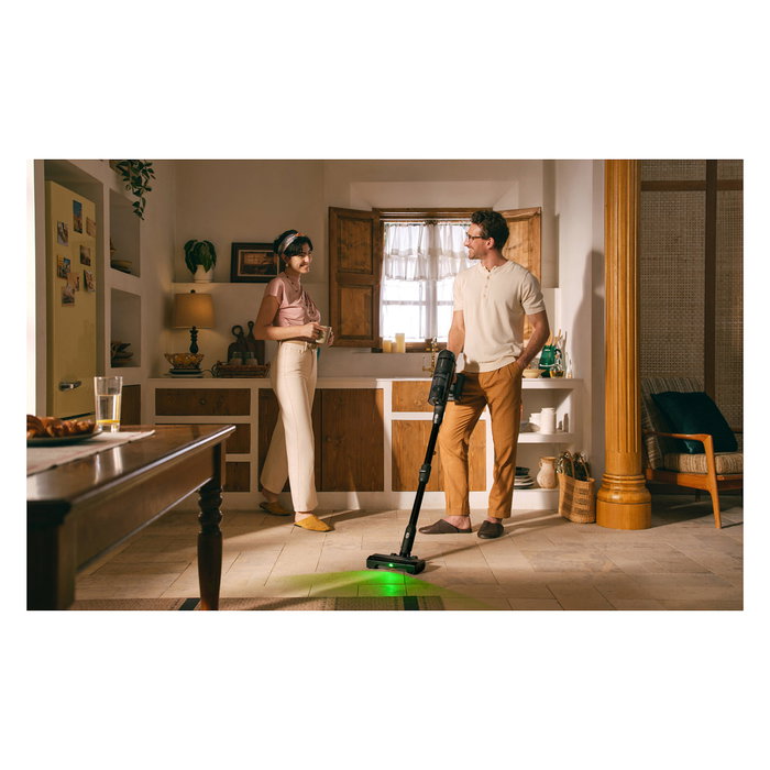 Roborock H60 Ultra Aspiradora Escoba sin Bolsa Negro con Filtro HEPA, Secado y Batería Extraíble 90 Min