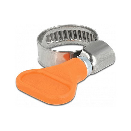 DeLOCK Abrazadera de manguera de mariposa acero inoxidable 400 SS 12 - 20 mm Naranja DeLOCK Abrazadera de manguera de mariposa acero inoxidable 400 SS 12 - 20 mm Naranja