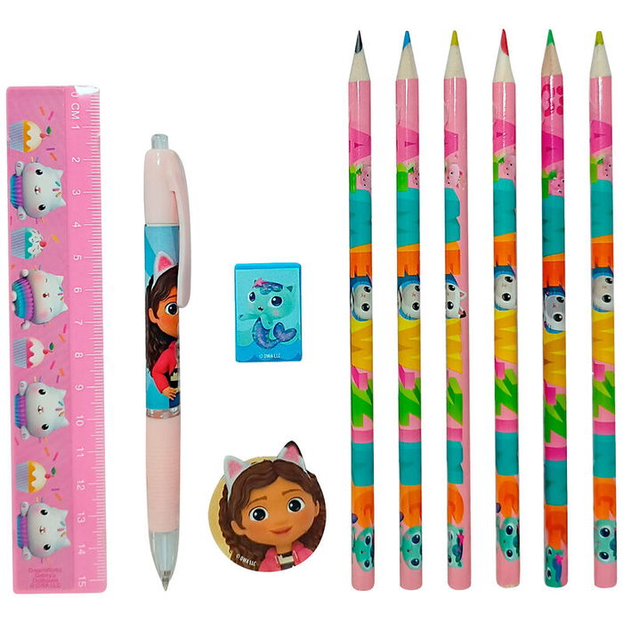 KIDS LICENSING Set Papeleria La Casa de Muñecas de Gabby Gabbys Dollhouse