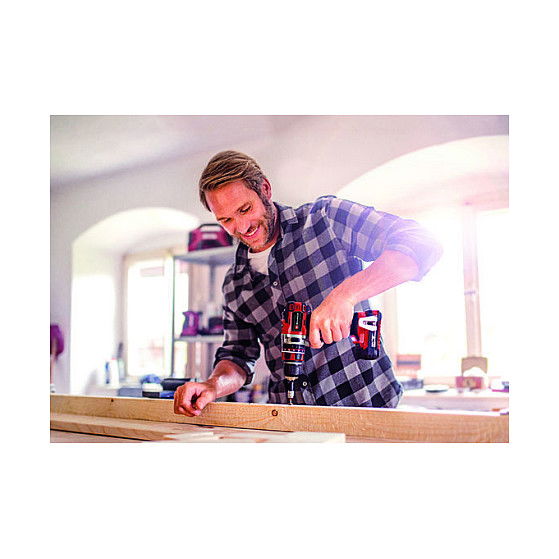 Einhell TP-CD 18/50 Li-i BL - Taladro Percutor Atornillador a Batería 18V, Sin Escobillas (Brushless), 50 Nm, 2 Baterías 2Ah Incluidas, Color Negro y Rojo Einhell TP-CD 18/50 Li-i BL - Taladro Percutor Atornillador a Batería 18V, Sin Escobillas (Brushless), 50 Nm, 2 Baterías 2Ah Incluidas, Color Negro y Rojo