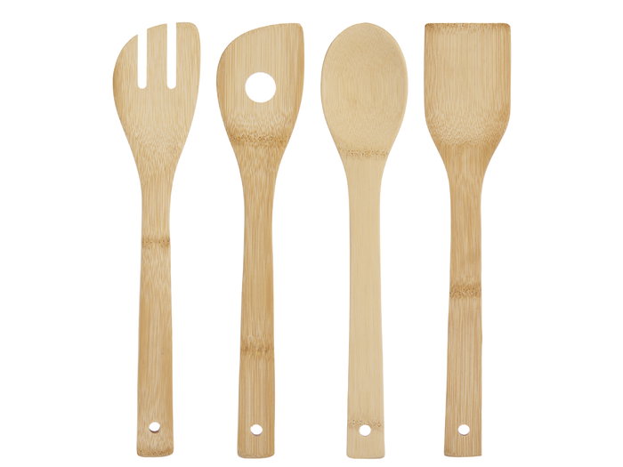Kinvara Set 4 Piezas Utensilios Cocina Bambú 8.5x34.5x3.8 cm (Set de 12) Kinvara Set 4 Piezas Utensilios Cocina Bambú 8.5x34.5x3.8 cm (Set de 12)