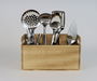 Inde Organizador de Madera para Utensilios My Bar 29,9 cm x 11,6 cm x 17,1 cm (6 Unidades)