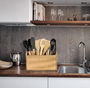 Inde Organizador de Madera para Utensilios My Bar 29,9 cm x 11,6 cm x 17,1 cm (6 Unidades)