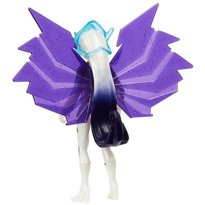 Mattel Figura Masters Of The Universe - Hechicera (PVC 14 cm) con Arma y Efecto Power Attack, basada en la serie de Netflix He-man