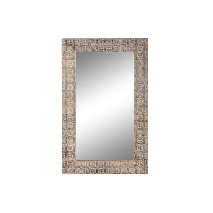 DKD Home Decor Espejo de Madera de Mango 76,5x122 cm Natural