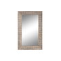 DKD Home Decor Espejo de Madera de Mango 76,5x122 cm Natural