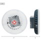 Aktive Lámpara LED portátil recargable con ventilador y cargador USB