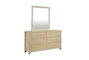 DKD Home Decor Espejo Acacia Natural 92x2x100 cm