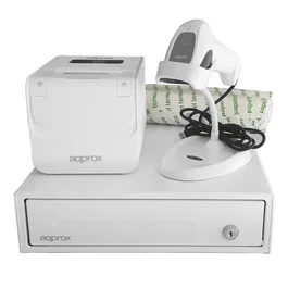 Approx Pack para TPV appPOSPACK3380WH Blanco