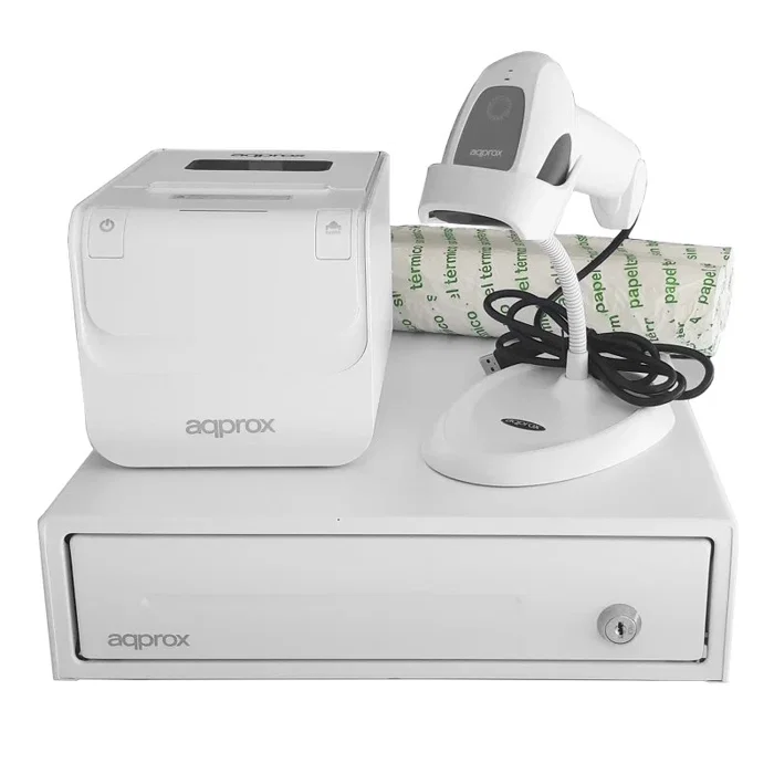 Approx Pack para TPV appPOSPACK3380WH Blanco Approx Pack para TPV appPOSPACK3380WH Blanco