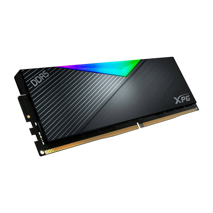 ADATA XPG Lancer RGB DDR5 RAM 16GB (1x16GB) 6000MHz CL30 DIMM, Intel XMP 3.0, AMD EXPO, RGB Multicolor, 288-pin, AX5U6000C3016G-CLARBK