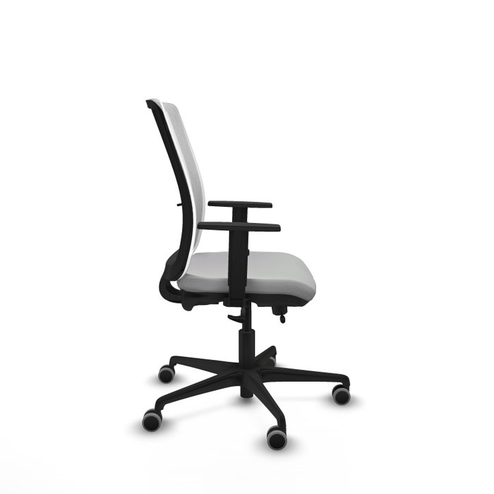 PIQUERAS Y CRESPO Silla de oficina Haches Gris claro/Blanco