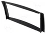 PER.PIC. Bastidor de montaje de radio para Daihatsu Terios 2 DIN Negro