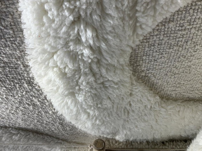 DKD Home Decor Alfombra de Lana 140x200 Crudo Antideslizante