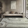 DKD Home Decor Alfombra de Lana 140x200 Crudo Antideslizante