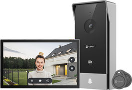 EZVIZ HP5 Sistema de Intercomunicación de Video CS-HP5-R100-1W2TFC Pantalla 7 Pulgadas Negro Plata