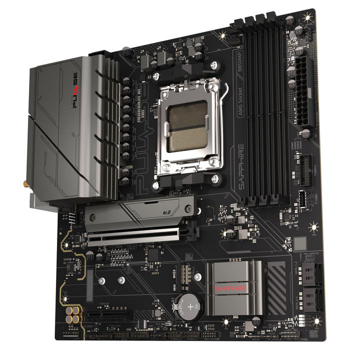 Sapphire PULSE B850M WiFi AMD AM5 Micro-ATX Motherboard con Wi-Fi