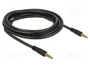 DeLOCK 85698 Cable de audio 3,5 mm 5 pines de conector a conector 3 m negro