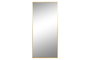 DKD Home Decor Espejo Anxi Recto Dorado de Hierro y Cristal 60x3,5x140 cm