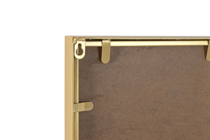 DKD Home Decor Espejo Anxi Recto Dorado de Hierro y Cristal 60x3,5x140 cm