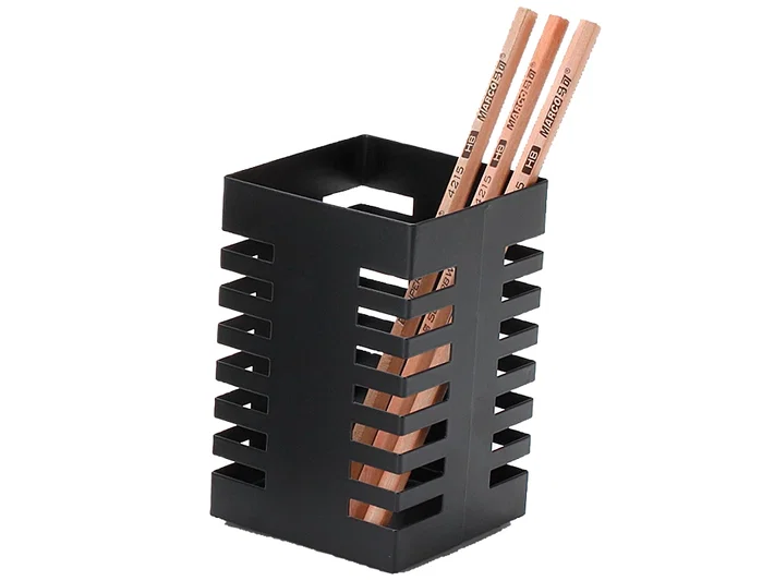 Q-connect Cubilete Portalapices Metal Negro Cuadrado 72x108 mm Q-connect Cubilete Portalapices Metal Negro Cuadrado 72x108 mm