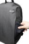 Acer ZAINO 15 BASIC Mochila Informal para Portátil de 15.6 Pulgadas Gris - 2 Compartimentos, Bolsillo Lateral y Correas Acolchadas