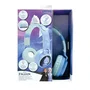Lexibook AAABR99505 Auriculares Plegables con Luz Bluetooth y Cable, Diseño Tiara Universo Frozen