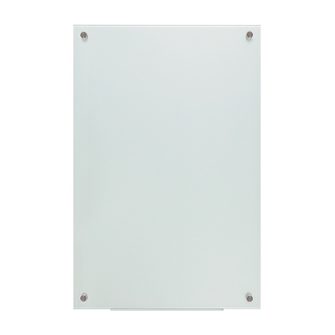 LogiLink Pizarra Blanca de Cristal para Montaje en Pared 60x45 cm