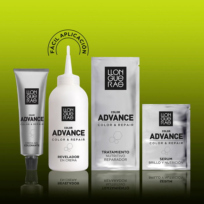 Llongueras COLOR ADVANCE #7,1 Tinte Rubio Ceniza 100% Canas 5 Semanas 1 u