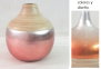 DKD Home Decor Jarrón Nácar Bambú Bicolor Natural