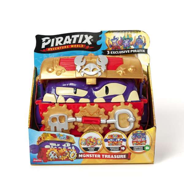 Magic Box Piratix: Cofre Tesoro de Monstruos - Encuentra el Tesoro y Resuelve el Enigma (4-9 años) Magic Box Piratix: Cofre Tesoro de Monstruos - Encuentra el Tesoro y Resuelve el Enigma (4-9 años)
