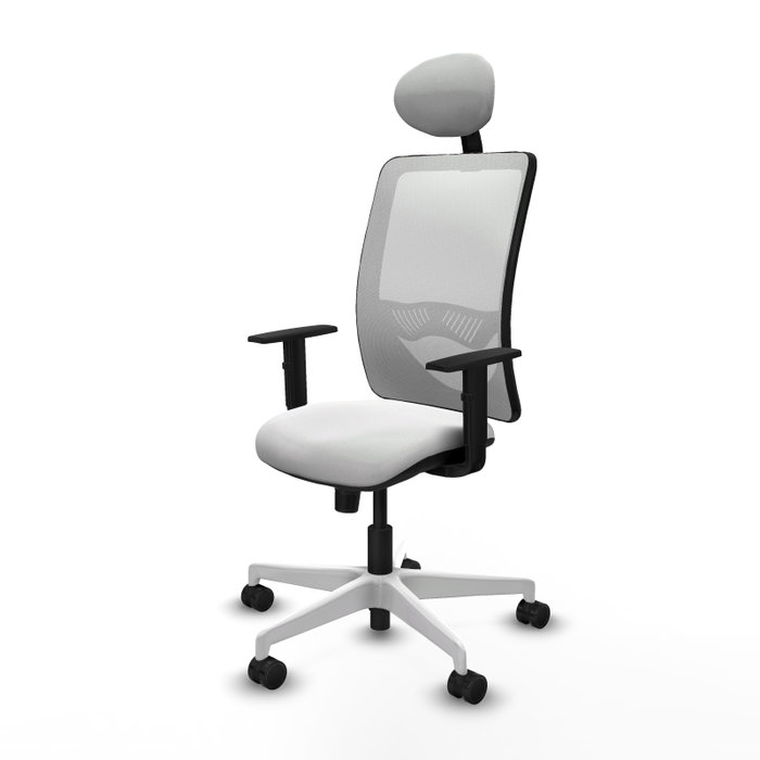 PIQUERAS Y CRESPO Silla de oficina Zulema Blanca con Mecanismo Sincro PIQUERAS Y CRESPO Silla de oficina Zulema Blanca con Mecanismo Sincro