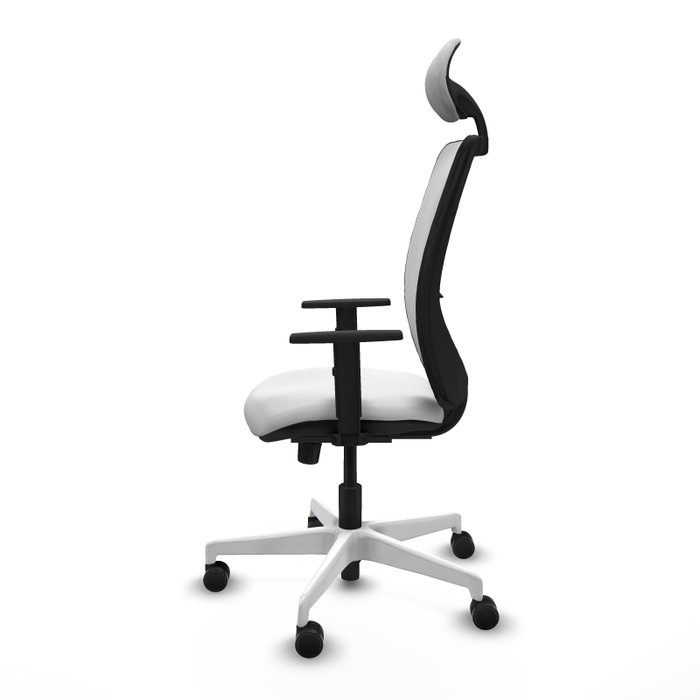 PIQUERAS Y CRESPO Silla de oficina Zulema Blanca con Mecanismo Sincro PIQUERAS Y CRESPO Silla de oficina Zulema Blanca con Mecanismo Sincro