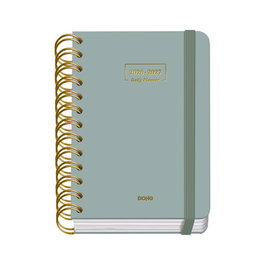 Agenda Escolar (2026-27) Dohe Premium Wire-O Tapa Extra A6 D/P Con Goma Verde