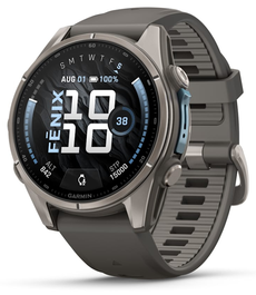 Garmin fēnix 9 Correa de Silicona Gris 43 mm