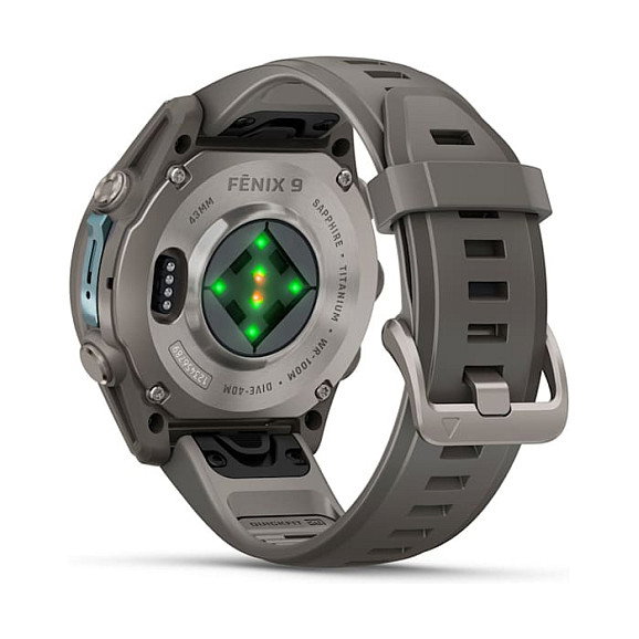 Garmin fēnix 9 Correa de Silicona Gris 43 mm Garmin fēnix 9 Correa de Silicona Gris 43 mm