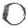 Garmin fēnix 9 Correa de Silicona Gris 43 mm