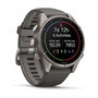 Garmin fēnix 9 Correa de Silicona Gris 43 mm