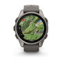 Garmin fēnix 9 Correa de Silicona Gris 43 mm