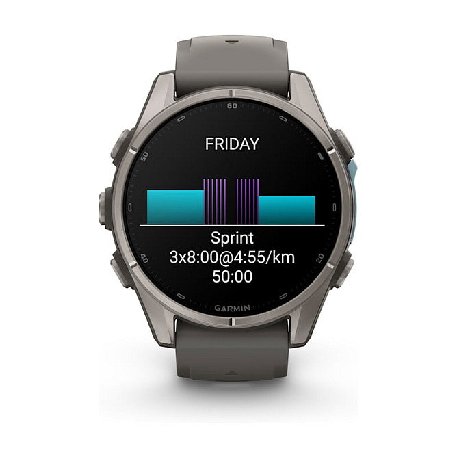 Garmin fēnix 9 Correa de Silicona Gris 43 mm Garmin fēnix 9 Correa de Silicona Gris 43 mm