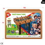 Color Baby Mesa de Madera 4 Multijuegos con Patas