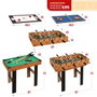 Color Baby Mesa de Madera 4 Multijuegos con Patas