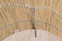 DKD Home Decor Espejo Rayung Natural Hecho a Mano 110x11x110 cm