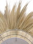 DKD Home Decor Espejo Rayung Natural Hecho a Mano 110x11x110 cm