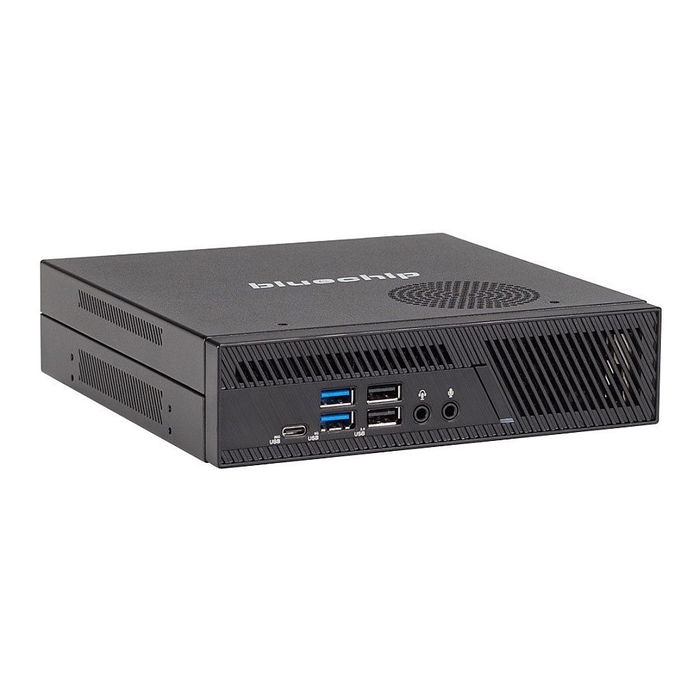 bluechip Computer AG BUSINESSline S3137 - Mini PC con Intel Core i3-14100, 8 GB RAM, 500 GB SSD NVMe, Windows 11 Pro, Wi-Fi 6E AX211, Bluetooth 5.3