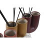 DKD Home Decor Ambientador Mikado Gres 100 ml con Jarrones de Gres, Pack de 3