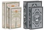 DKD Home Decor Set de 2 Cajas para Libros Árbol Palmera Azul y Verde